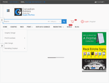 Tablet Screenshot of canadiangalaxy.com